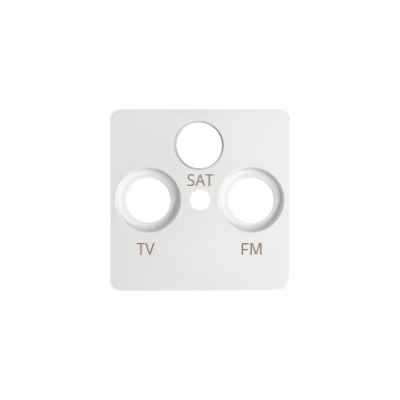 Cover for R-TV-SAT aerial socket