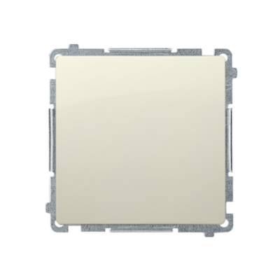 Simon Basic single switch, (module), 16AX, Screw, beige