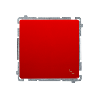 Simon Basic two-way switch, (module), 10AX, quick connection, red