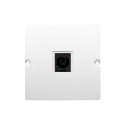 Simon Basic RJ11 single telephone socket, (module), white