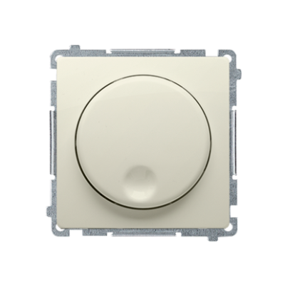 Simon Basic rotary-push dimmer, beige