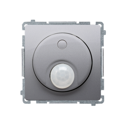 Simon Basic switch with motion sensor and relay, (module), inox, metallized