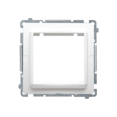 Simon Basic pereinamasis adapteris, skirtas 45x45 mm jungties tipui, balta
