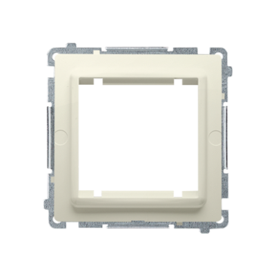 Simon Basic pereinamasis adapteris, skirtas 45x45 mm jungties tipui, smėlio / kreminė