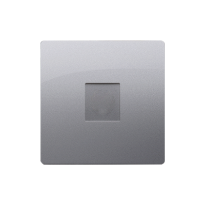 Simon Basic blind element without metal support (frame installation only), inox, metallized