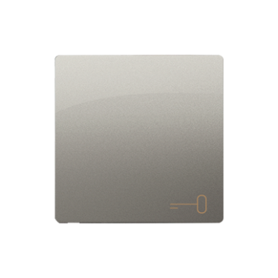 Simon Basic single button for switches and push buttons, satin, metallized