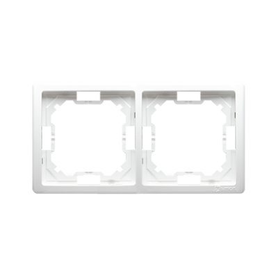 Simon Basic Standard double frame, white