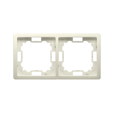 Simon Basic Standard double frame, beige