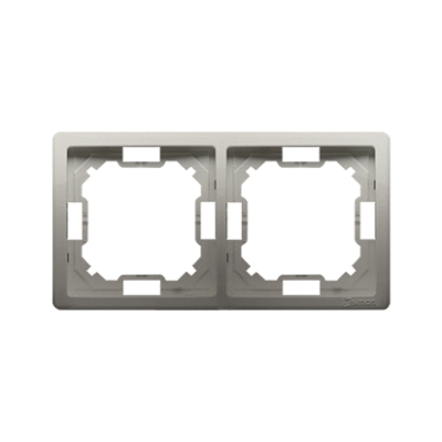 Simon Basic Standard double frame, satin, metallized