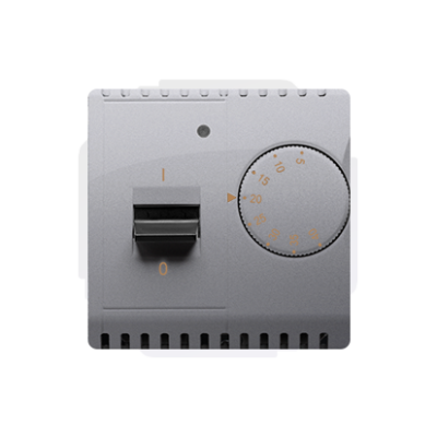 Simon Basic temperature regulator with inner detector, inox, metallized