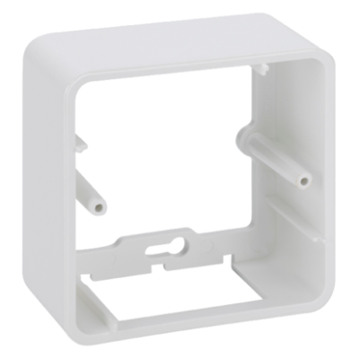 Sourface mounted foldable box, K45, 1×K45, pure white