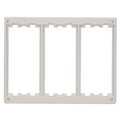 Frame for S66/.. adapters, CIMA, 3×CIMA, Spare piece, for SF series floor boxes