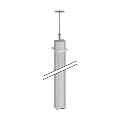 Installation column, One-sided, ALK, 3000mm