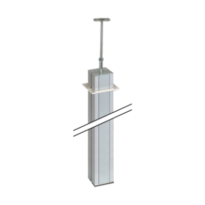 Installation column, Double-sided, ALK, 3000mm