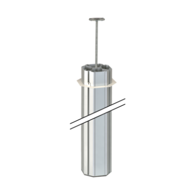 Installation column, Four-sided, ALK, 3000mm