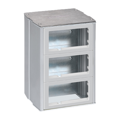 Mini installation column, Double-sided, KT, 12×K45, aluminum Stainless steel