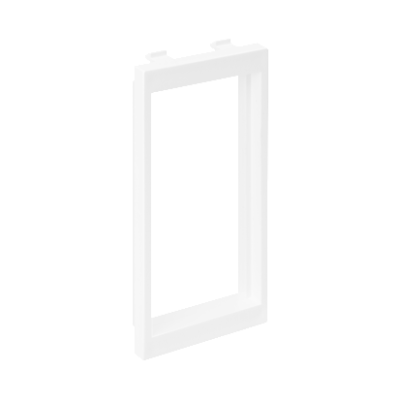 Adapter, CIMA, Horizontal Adjacent, 108×52mm, 2×, K45, pure white