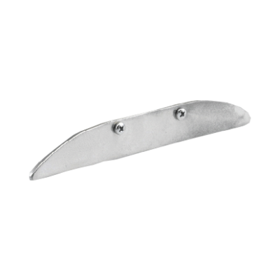 End cover, CABLOPLUS, 130×18mm, stainless steel