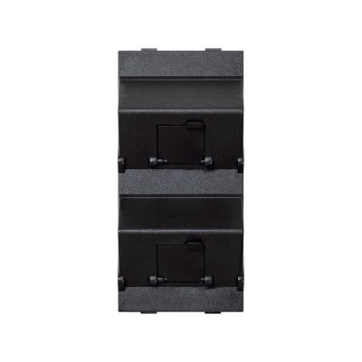 IT/telefonų jungtys, CIMA, skirti MD adapteriams, dvigubai kampuotos su dangteliais, 108×52 mm