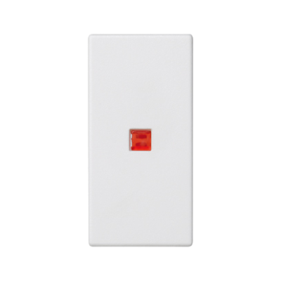Sūpynė, K45, apšviesta, spalva: RAUDONA, 45×22,5 mm, gryna balta (Pure white)