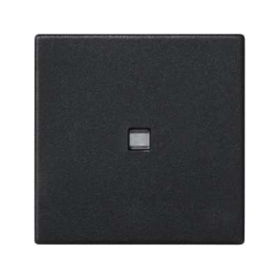 Rocker, K45, illuminated color: white, 45×45mm, black