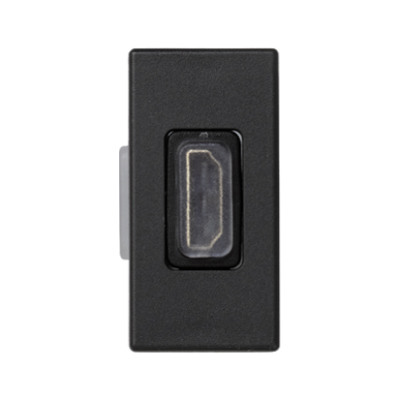 Plokštelė, K45, HDMI–HDMI adapteris, 45×22,5 mm, HDMI 2.0