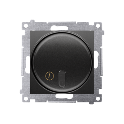 Simon 54 time switch with relay 8A, black matt