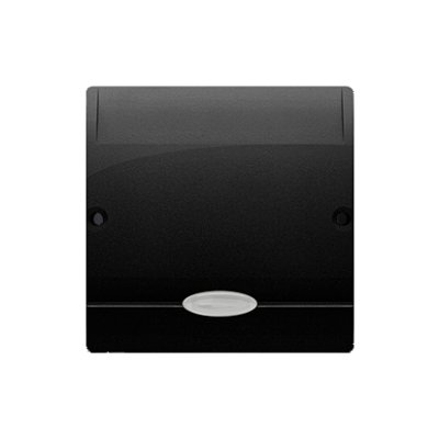 Simon Basic hotel room switch with indicator light, 10A, 2A, black matt