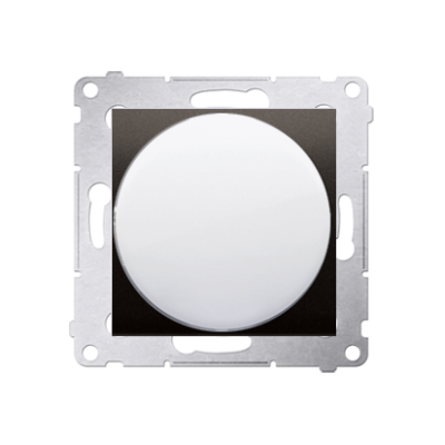 Simon 54 LED light indicator - white light, bronze matt, metalic