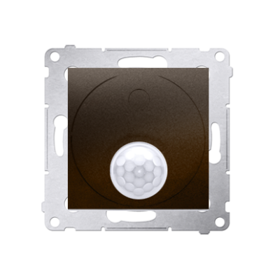 Simon 54 switch with motion sensor and relay for commercial buildings, bronze matt, metalic