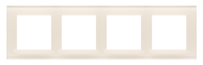 Quadruple frame, glass