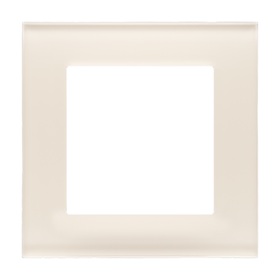Simon 55 Nature single frame, glass, frosted cream glass