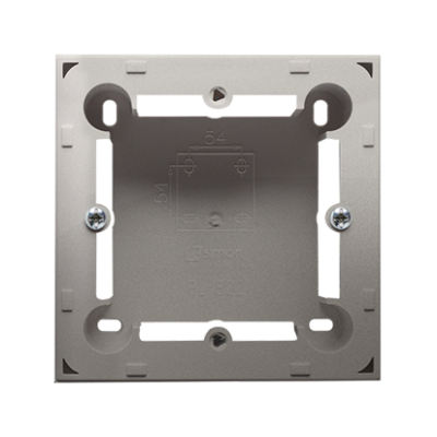 Simon Basic Standard, Simon Classic single surface mounted box, satin, metallized