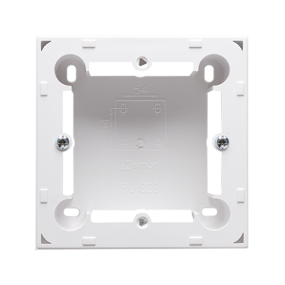 Simon Basic Standard, Simon Classic single surface mounted box, white