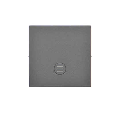 Simon 55 single button for switches and push buttons, graphite mat