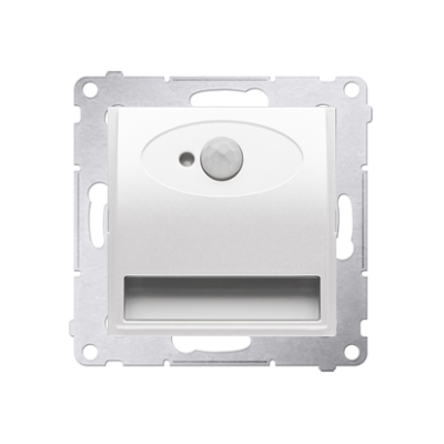 Simon 54 LED luminaire with motion sensor, 230V, white