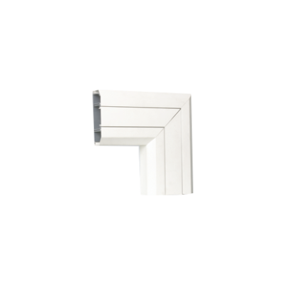 Pagal užsakymą pagamintas gaminys, plokščias sujungimas, CABLOMAX, 170×55 mm, gryna balta (Pure white)