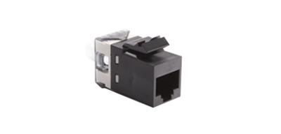 For various series kompiuterio lizdas RJ45, 6 kategorijos, neekranuotas (priedas), juoda