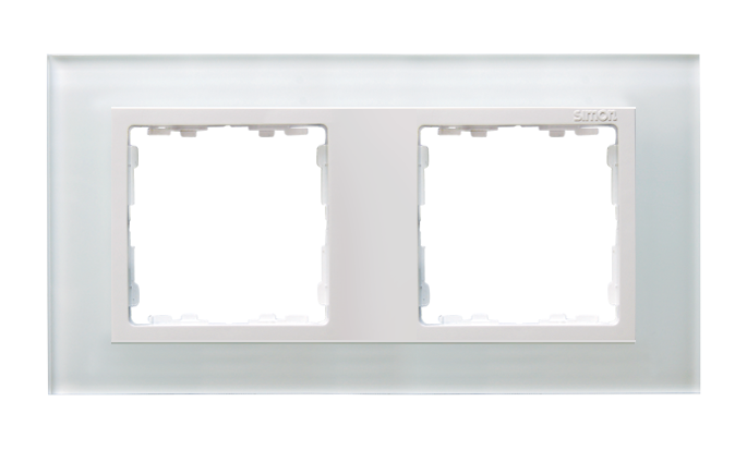Simon82 Nature double frame, glass, white / White