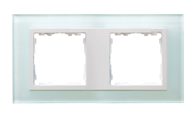 Simon82 Nature double frame, glass, plain / White