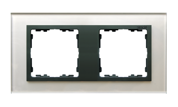 Simon82 Nature double frame, glass, gray / Graphite