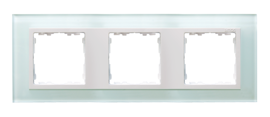 Simon82 Nature triple frame, glass, plain / White