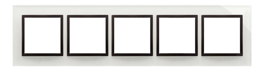 Simon 54 Nature quintuple frame, glass, storm cloud