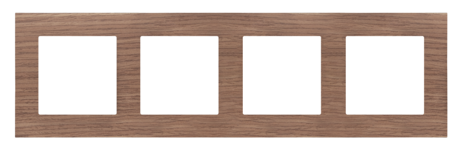 Simon 55 Nature quadruple frame, wood, oak