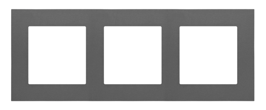 Simon 55 triple frame, graphite mat