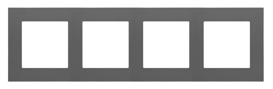 Simon 55 quadruple frame, graphite mat