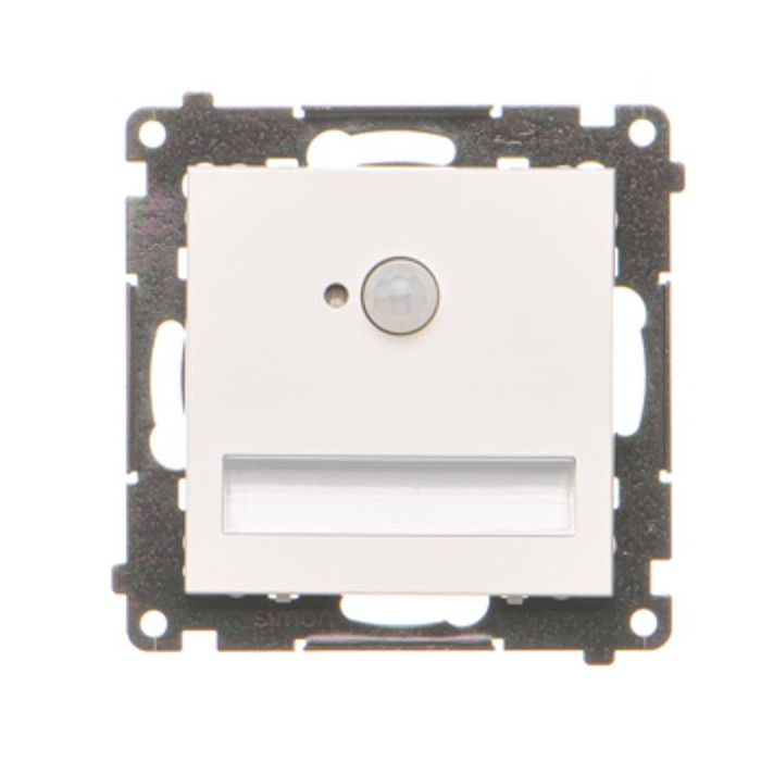 Simon 55 LED luminaire with motion sensor, 14V, (module), white matt