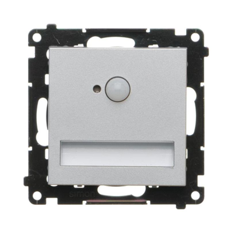 Simon 55 LED luminaire with motion sensor, 230V, (module), matt aluminum