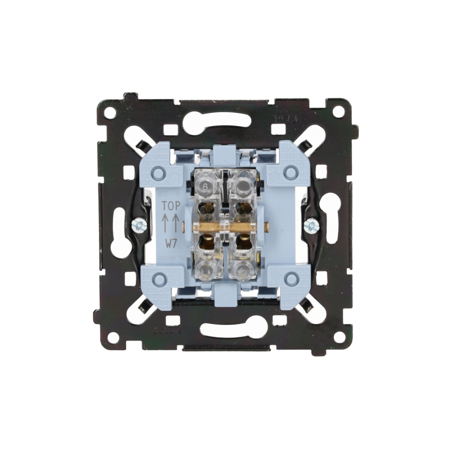 Simon 55 intermediate switch, 10AX, black