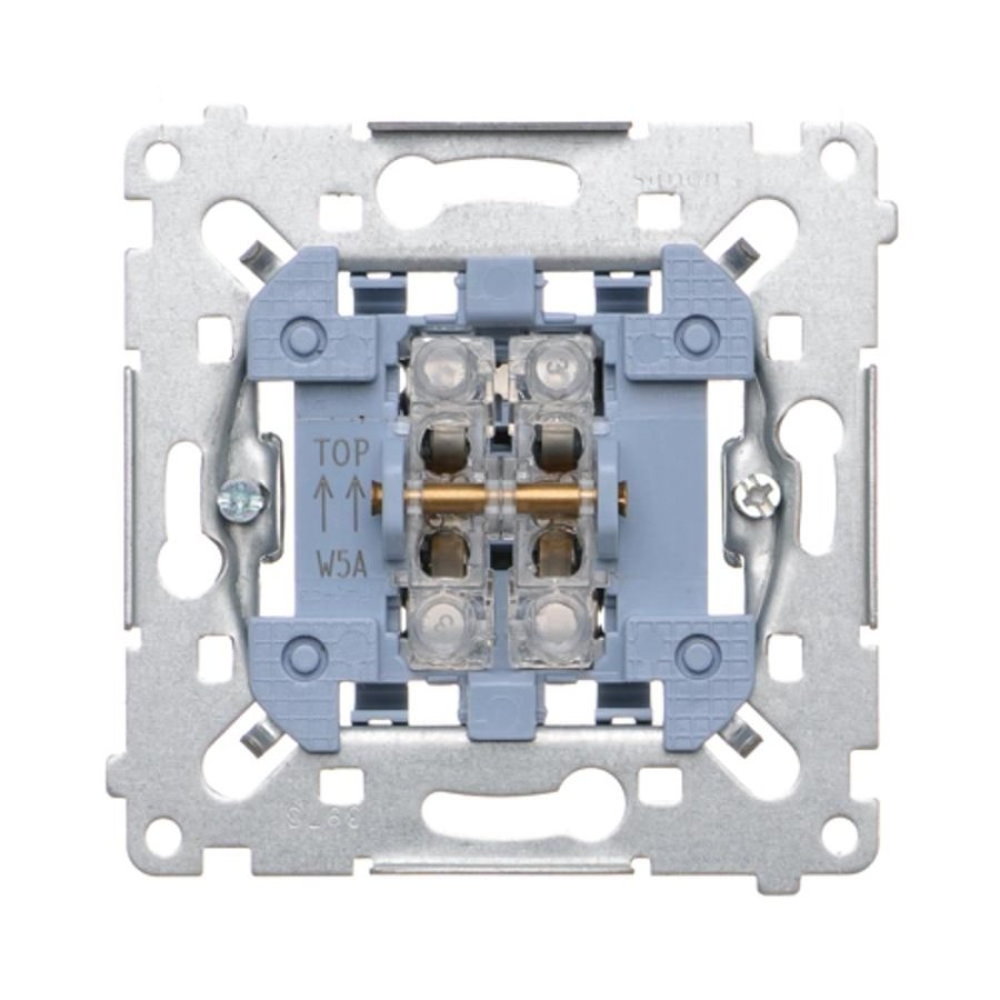 Simon 54 two gang switch, (Mechanism), 16AX, quick connection